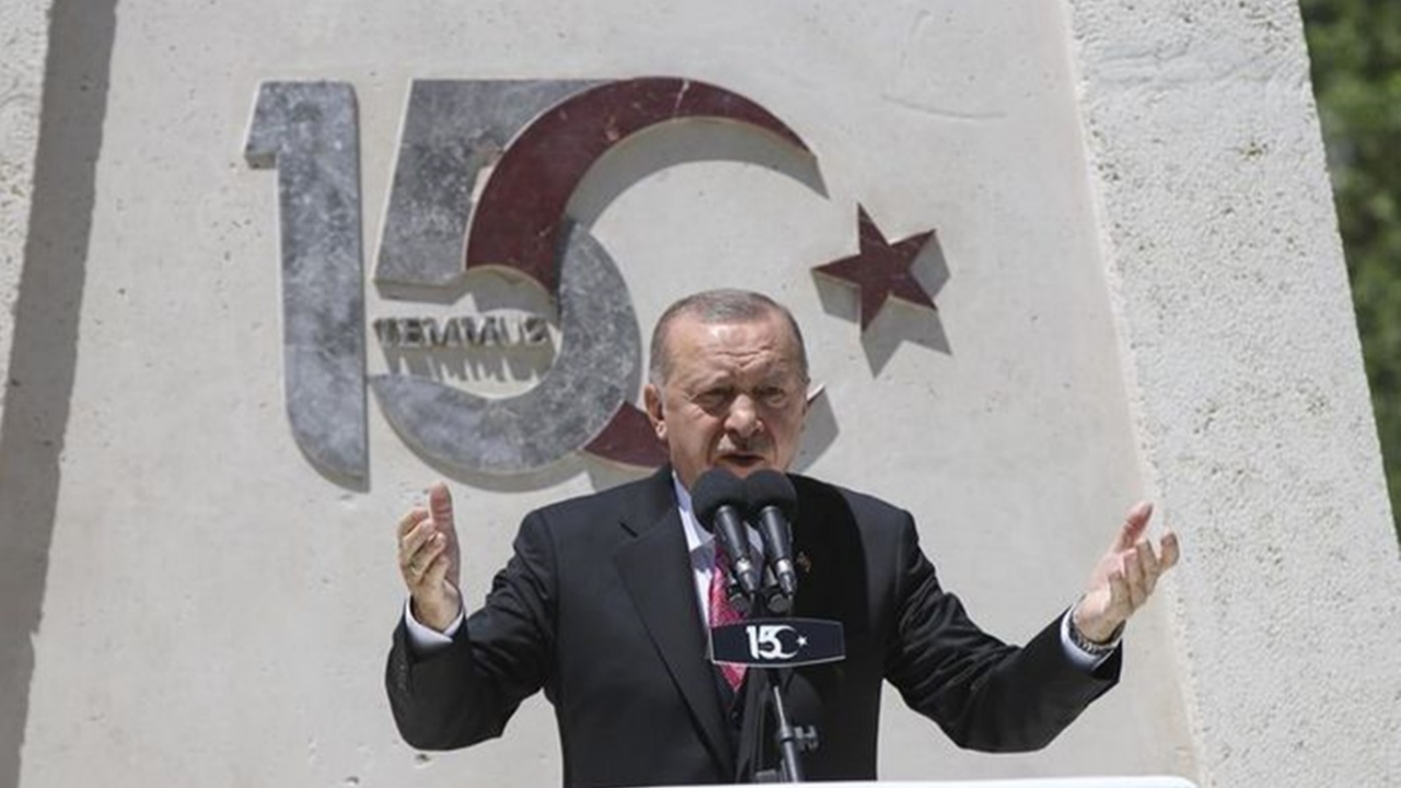 Cumhurbaşkanı Erdoğan'dan 15 Temmuz mesajı: Malazgirt ve Çanakkale iradesi tecelli etti