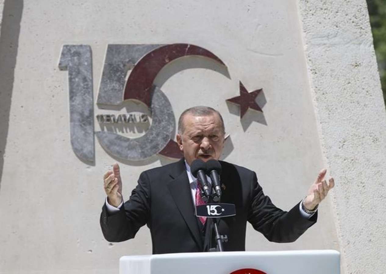 Cumhurbaşkanı Erdoğan'dan 15 Temmuz mesajı: Malazgirt ve Çanakkale iradesi tecelli etti