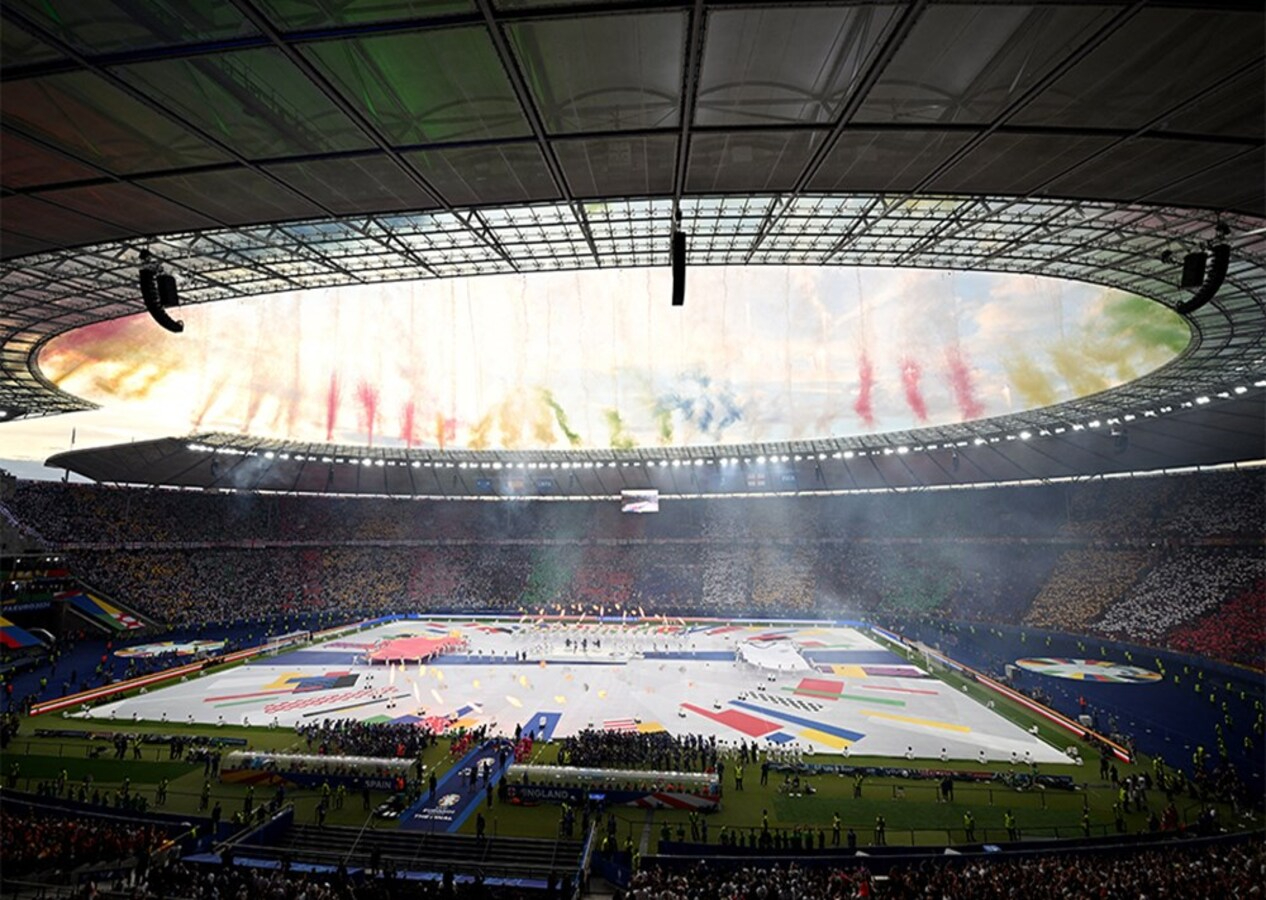 EURO 2024'te şampiyon belli oldu: İşte Berlin Olimpiyat Stadyumu'ndan renkli kareler...