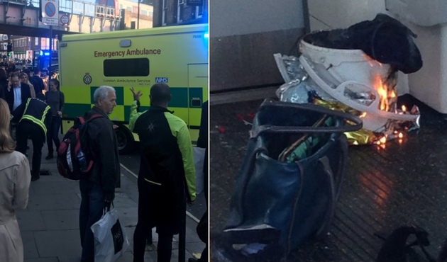 Londra metrosunda vagon içinde patlama! Saatli bomba yerleştirildi