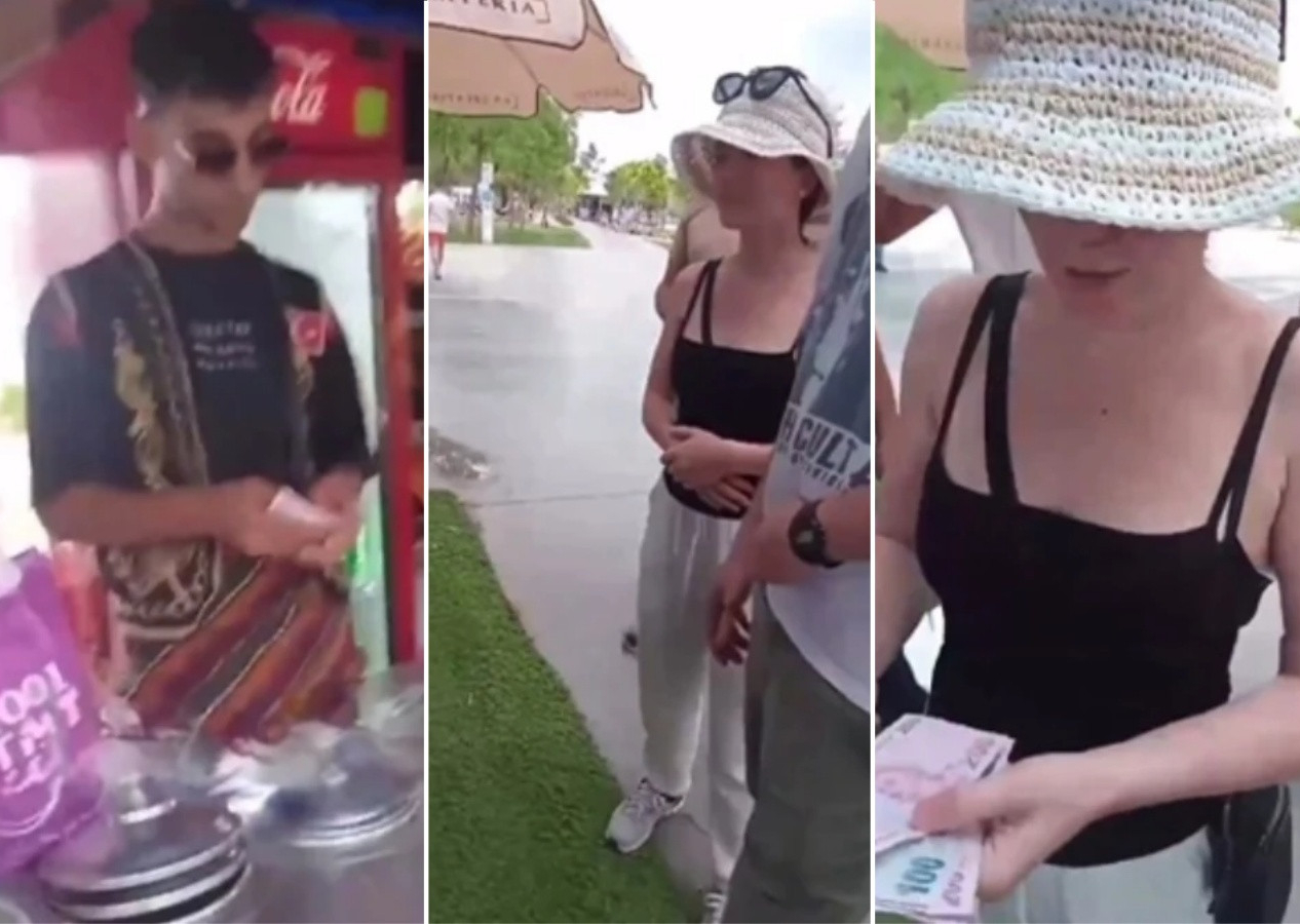 2 nar suyu için turistlerden 1200 TL aldı! Dolandırıldıklarını anlayan çift polise başvurdu