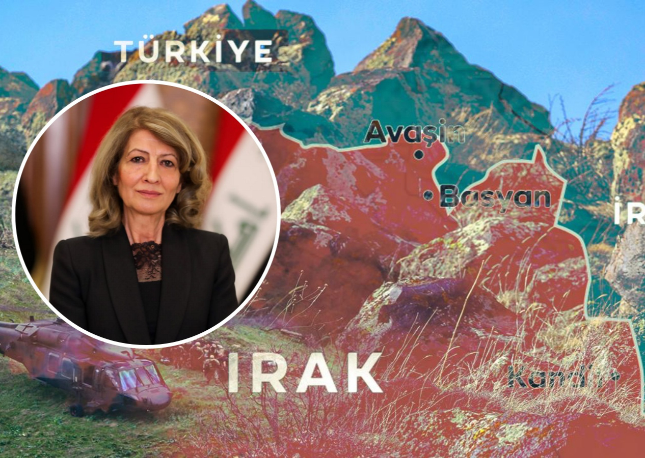 Irak First Lady'sinden hadsiz Türkiye çıkışı: Terör operasyonları sivillere zarar veriyor!
