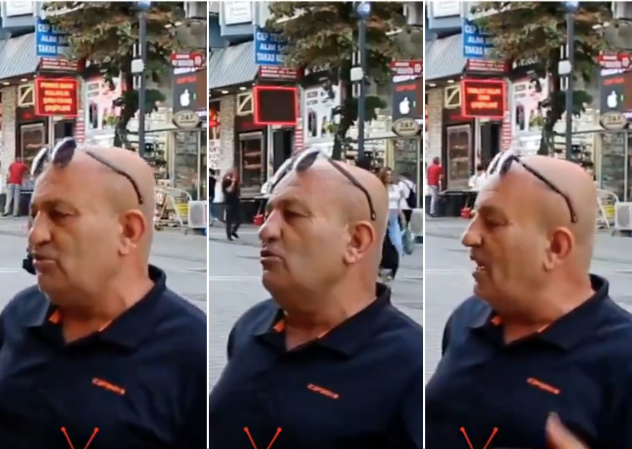 Şerefin var mı senin... Sokak röportajında Hz. Peygamber'e hakaret eden adama büyük öfke var!