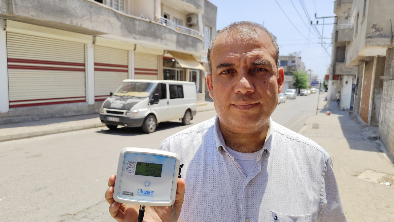 Silopi'de termometreler sıcaklığı ölçmekte zorlandı! Hissedilen 56 derece!
