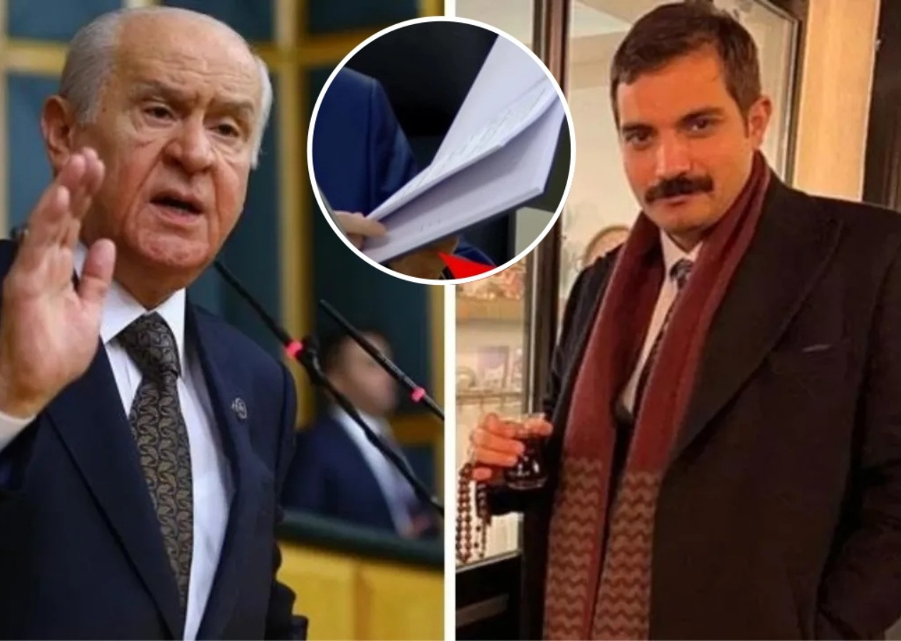 Bahçeli, listeyi kameraya göstererek duyurdu: 154 kişiyle hukuk zemininde mutlaka hesaplaşacağız!