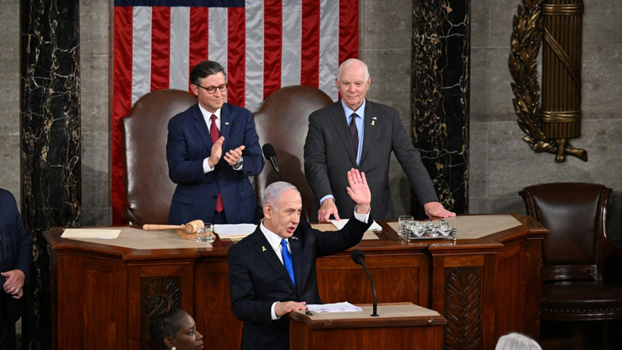 Netanyahu Kongre'de konuştu: Amerika ve İsrail'in birlikte durması gerekiyor