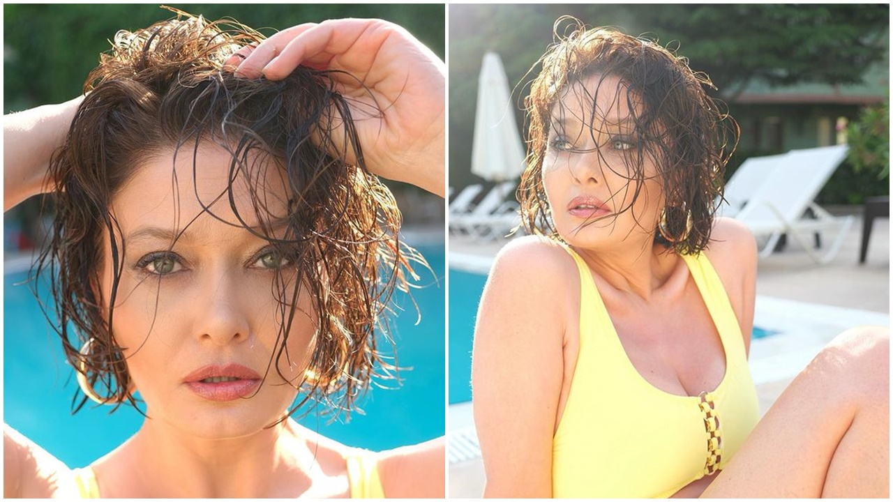 Nurgül Yeşilçay tatil sezonunu sevgilisi Necati Kocabay ile Marmaris'te açtı