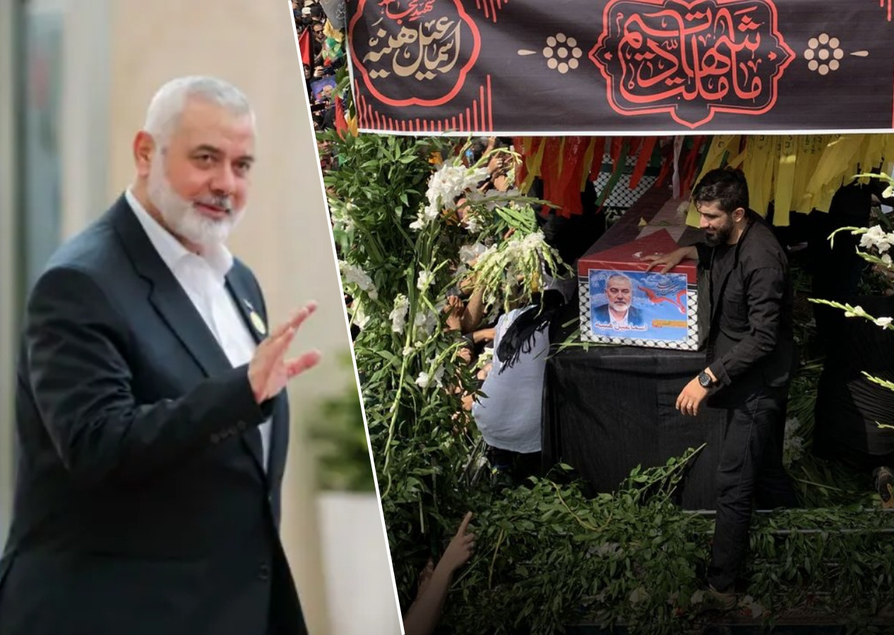 Haniye için Katar’da cenaze töreni... Türkiye'den Hakan Fidan ve İbrahim Kalın da katıldı