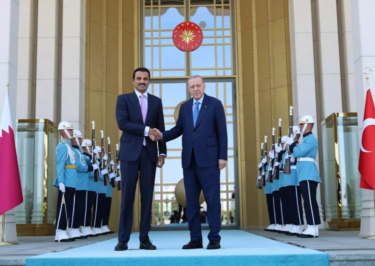 Külliye'de kritik zirve: Katar Emiri Şeyh Temim bin Hamed Al Sani Ankara'da! Gündem: Orta Doğu