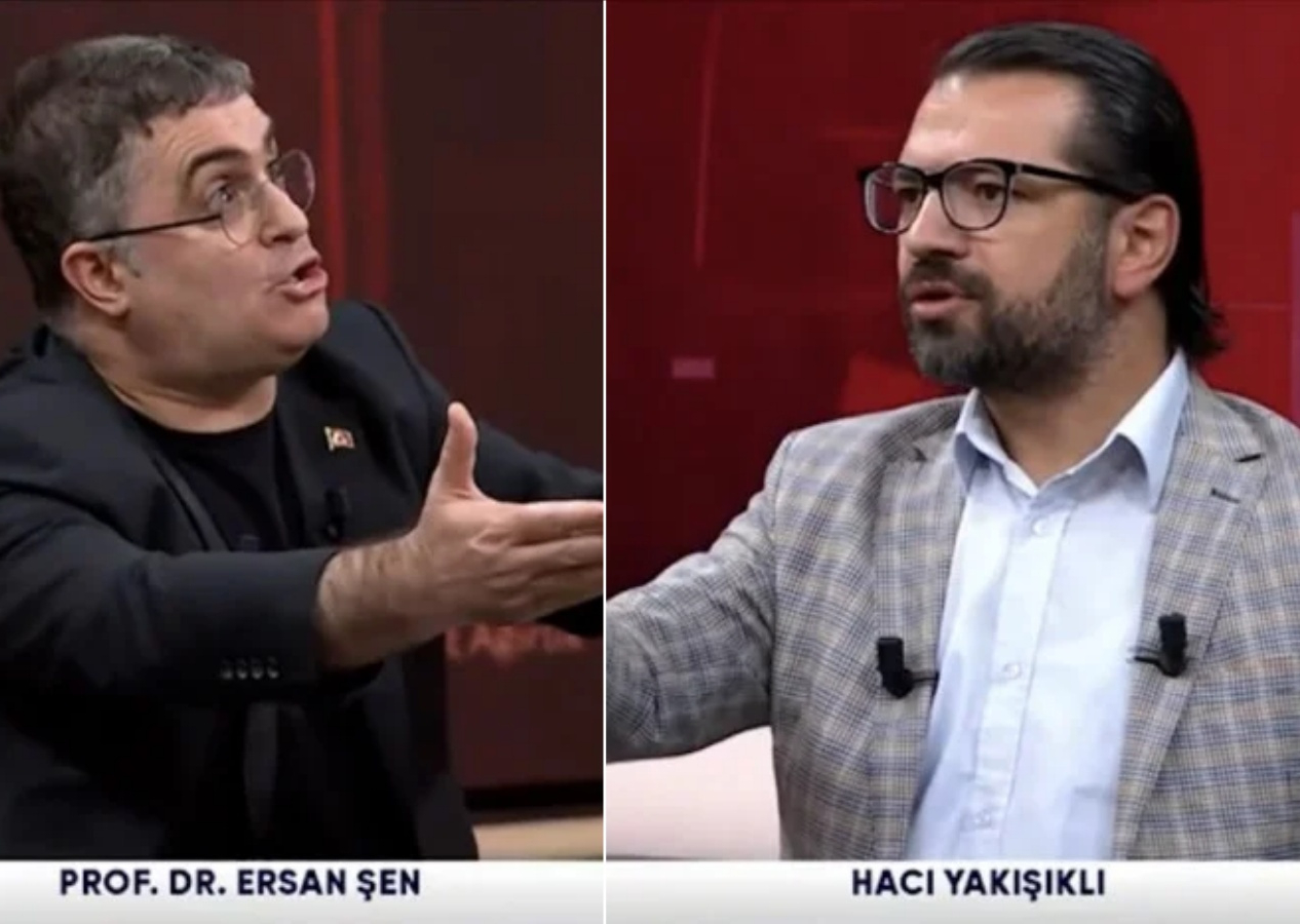 Hacı çıldırdı... Canlı yayında Ersan Şen ve Hacı Yakışıklı birbirine girdi!