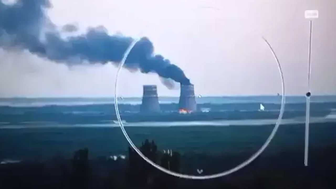 Zaporijya nükleer santralinde yangın! Peş peşe açıklama yapıldı