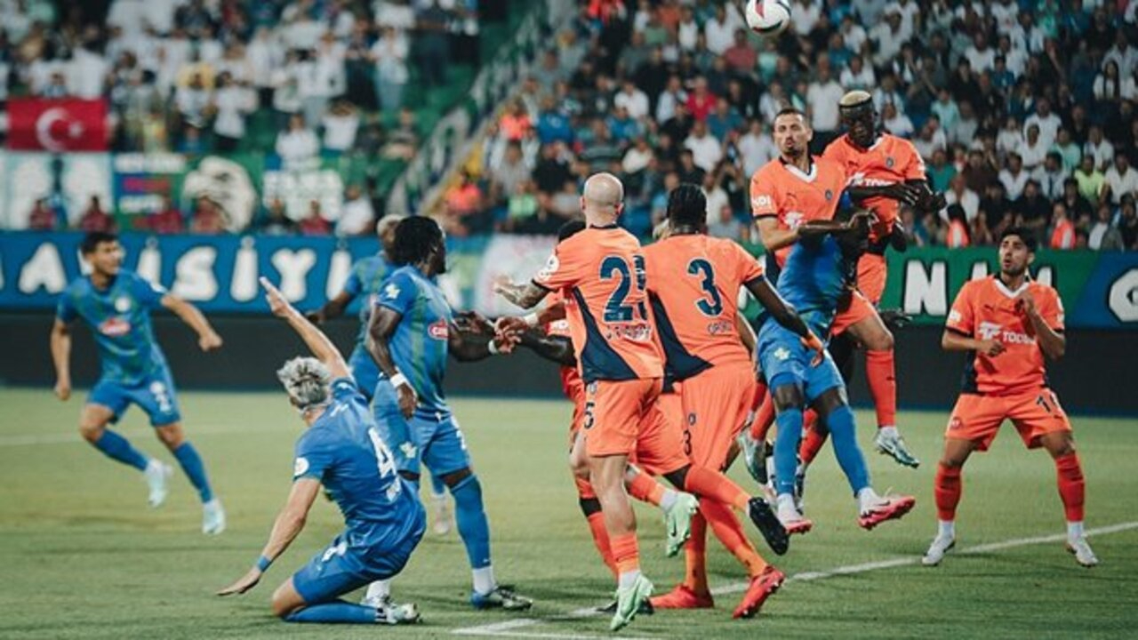 Başakşehir Rize'de takıldı, 1 puanla sezona başladı! Çaykur Rizespor 1 - 1 Başakşehir | Maçın özeti
