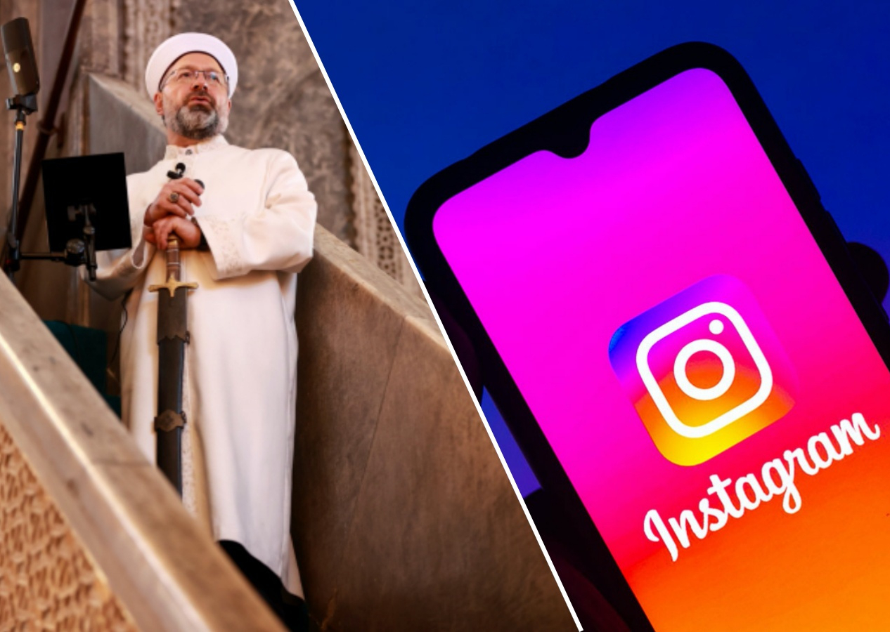 Instagram'dan yeni skandal: Diyanet İşleri Başkanı Ali Erbaş'ın paylaşımlarını sildi!
