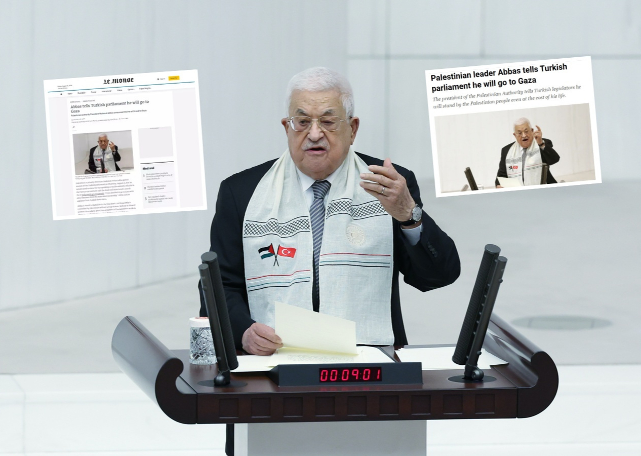Mahmud Abbas'ın TBMM'deki tarihi konuşması dünyada yankılandı! Taşları yerinden oynatacak Gazze seyahati manşetlerde...