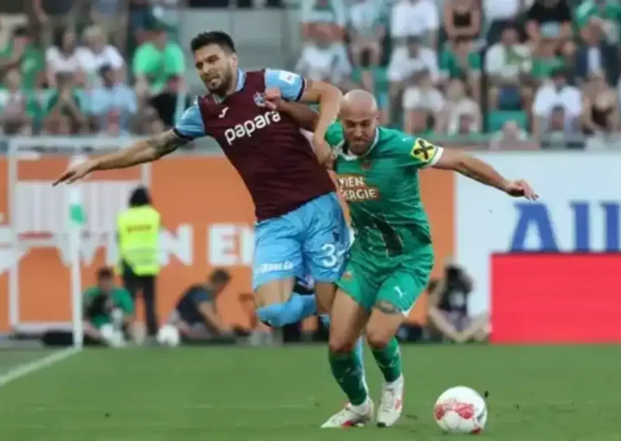 Trabzonspor Rapid Wien'i geçemedi, Avrupa Ligi'ne veda etti! Rapid Wien 2 - 0 Trabzonspor | Maçın özeti