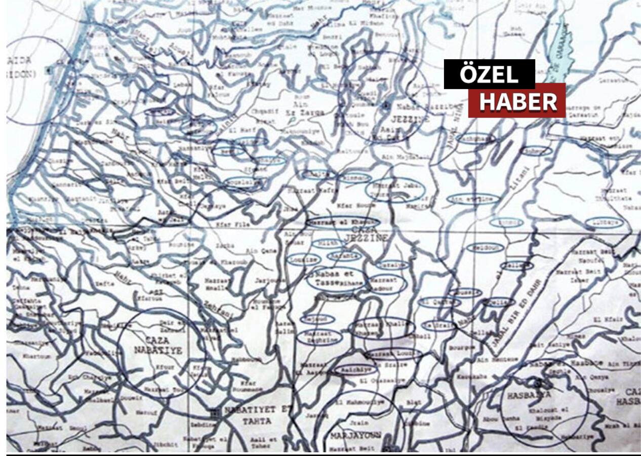 Hizbullah'ın bir örümcek ağı gibi yayılan yer altı dünyası! İşte Lübnan'daki tüneller haritası...