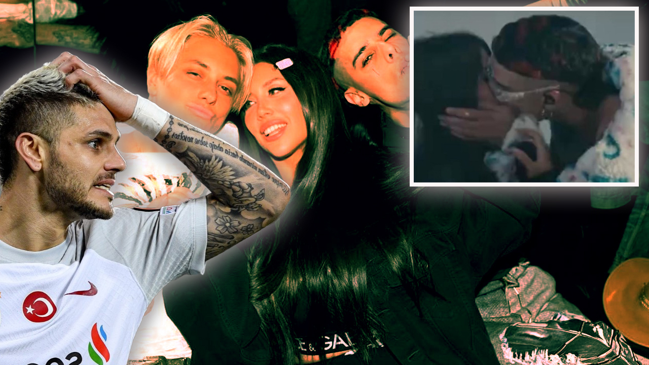 Aman Mauro Icardi görmesin! Yıldız golcüyü yıkacak görüntü: Wanda Nara sahnede ünlü şarkıcıyla dudak dudağa