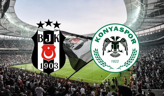 Beşiktaş - Konyaspor maçının ilk 11'leri belli oldu...