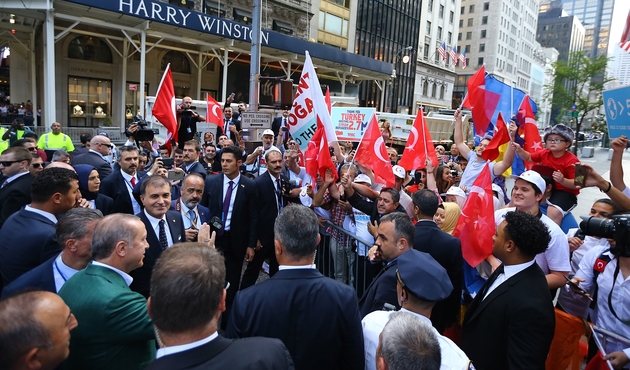 ABD'de Cumhurbaşkanı Erdoğan'a büyük ilgi...