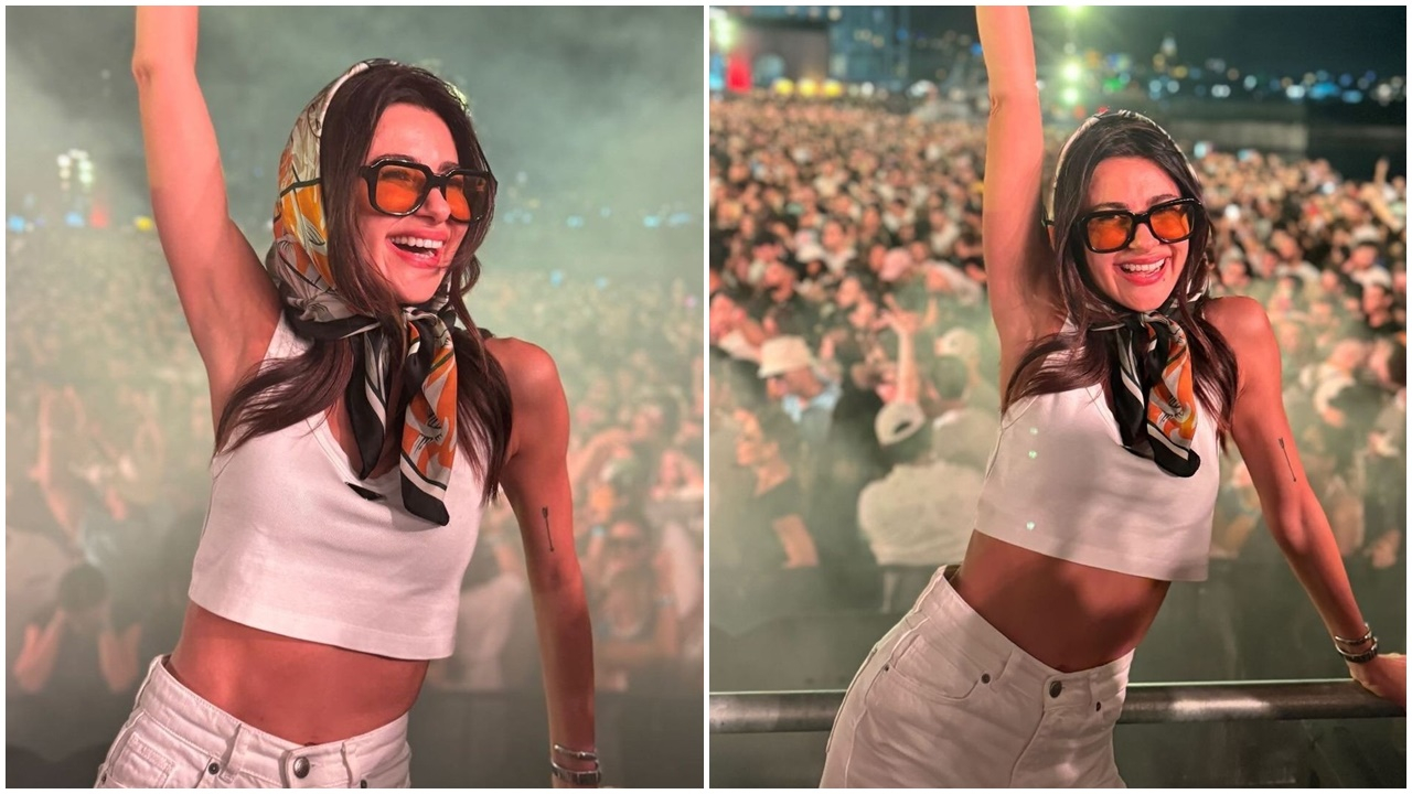 Konser tarzı olay oldu! Nesrin Cavadzade başına eşarp takıp poz verdi! Yorumlar gecikmedi