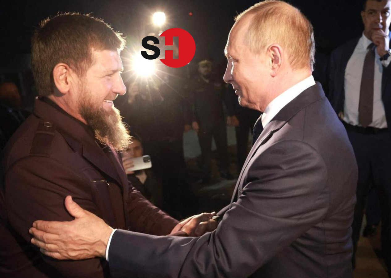 Putin 13 yıl sonra Çeçenistan'a gitti! Tevhid bayraklarıyla karşılandı