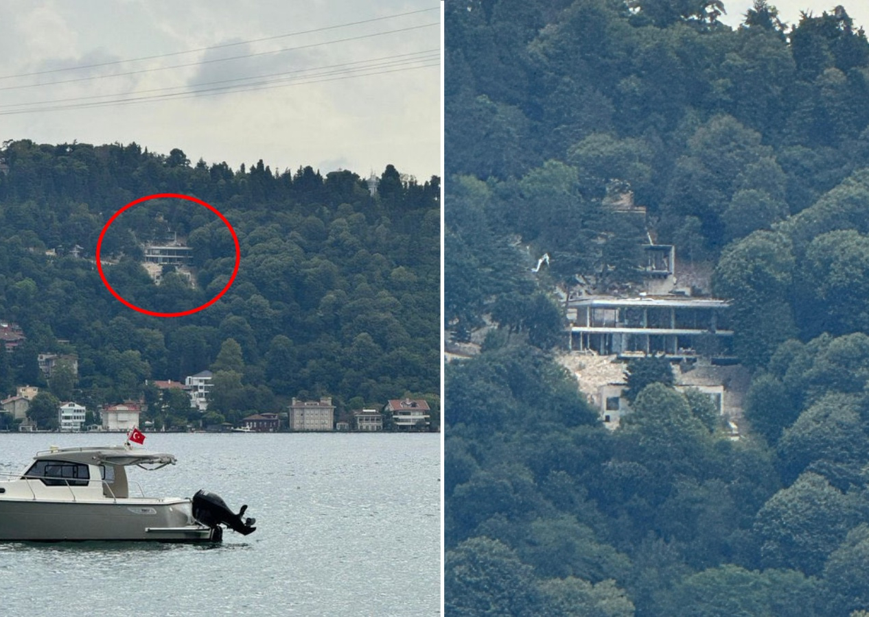 CHP'li Üsküdar Belediyesi görmezden geldi, bakanlık harekete geçti! Boğaz'daki kaçak villa inşaatına inceleme başlatıldı...