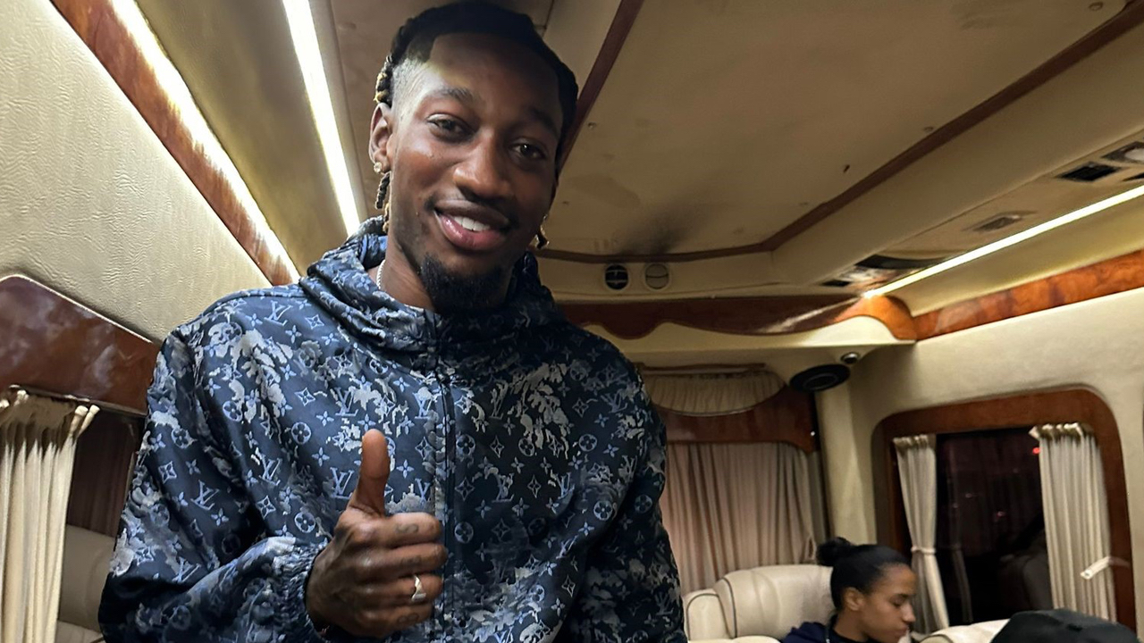 Trabzonspor'un yeni transferi Muhammed Cham gece yarısı şehre geldi
