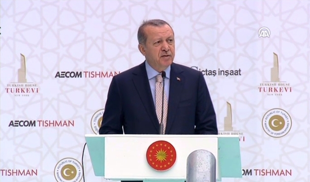 Cumhurbaşkanı Erdoğan Türkevi binasının temelini attı...
