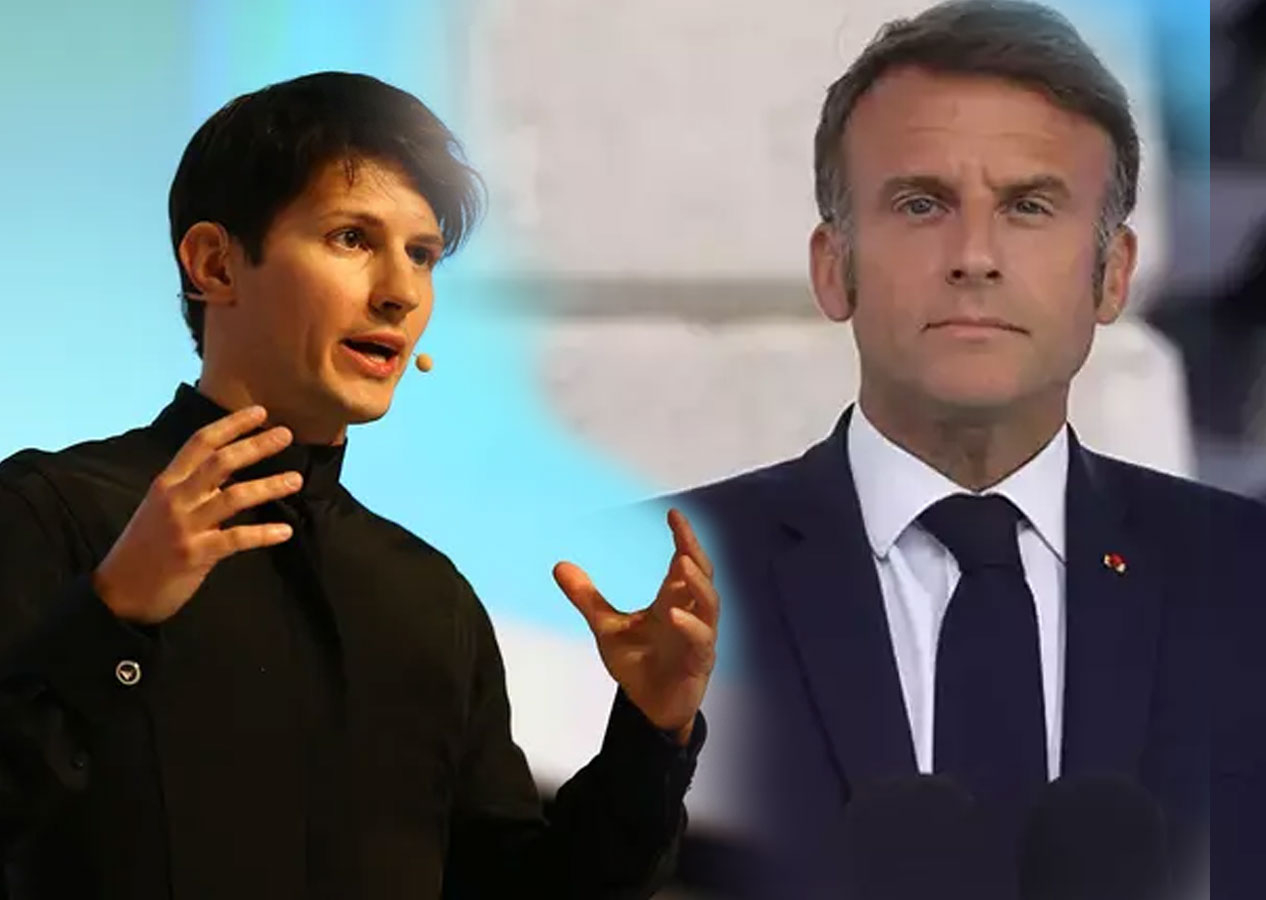 Macron'dan Rusya'ya mesaj! Fransa'da yakalanan Telegram CEO'su hakkında açıklama!