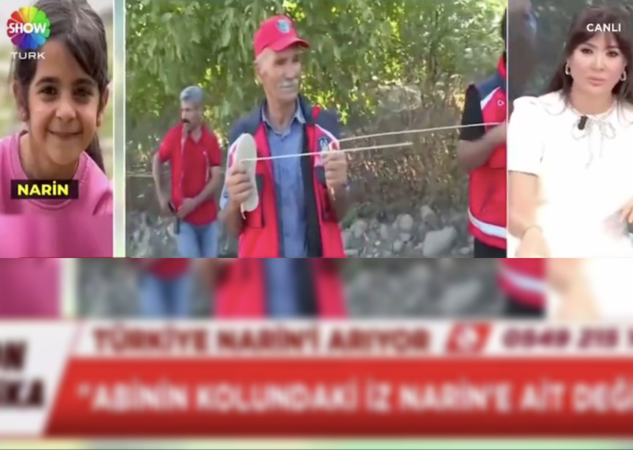 Canlı yayında rezalet! Kayıp Narin'i su bulma çubuklarıyla aradılar...