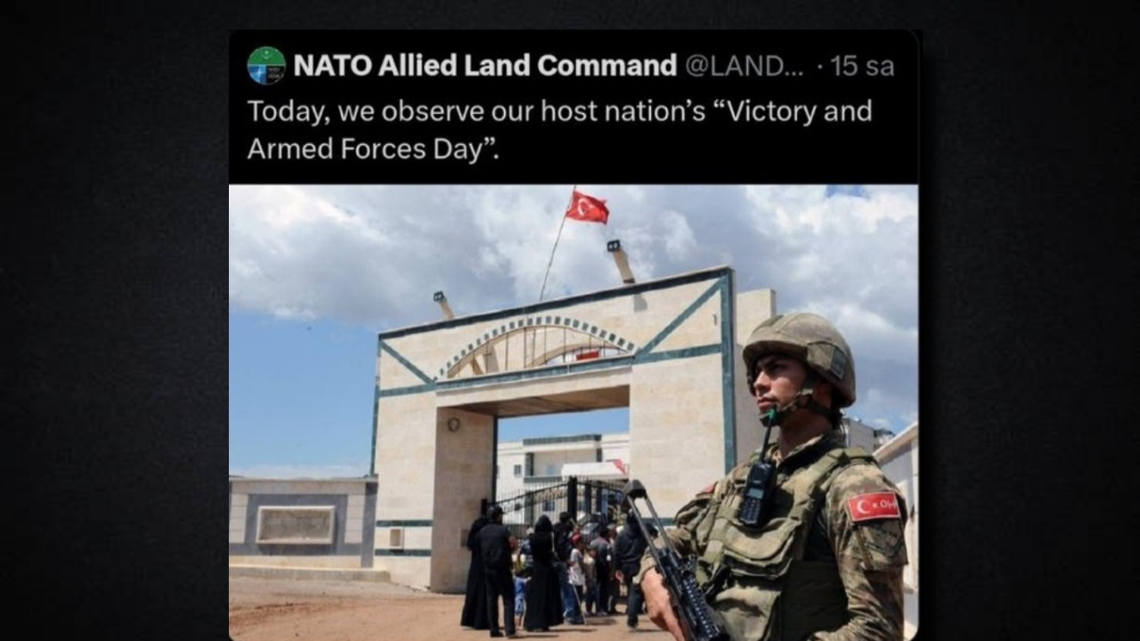 NATO'dan garip 30 Ağustos kutlaması! Tepkiler sonrası paylaşım silindi...