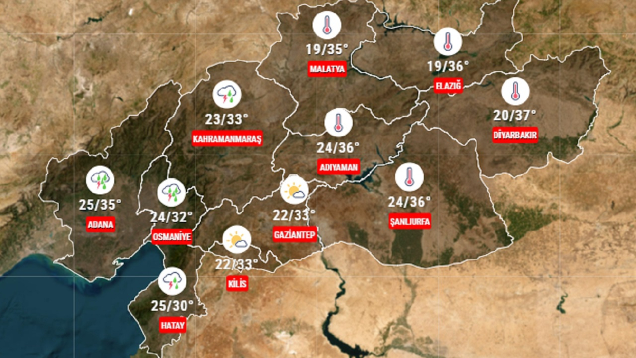 1 Eylül 2024 Pazar deprem bölgesi hava durumu! İşte 11 ilde beklenen sıcaklıklar...