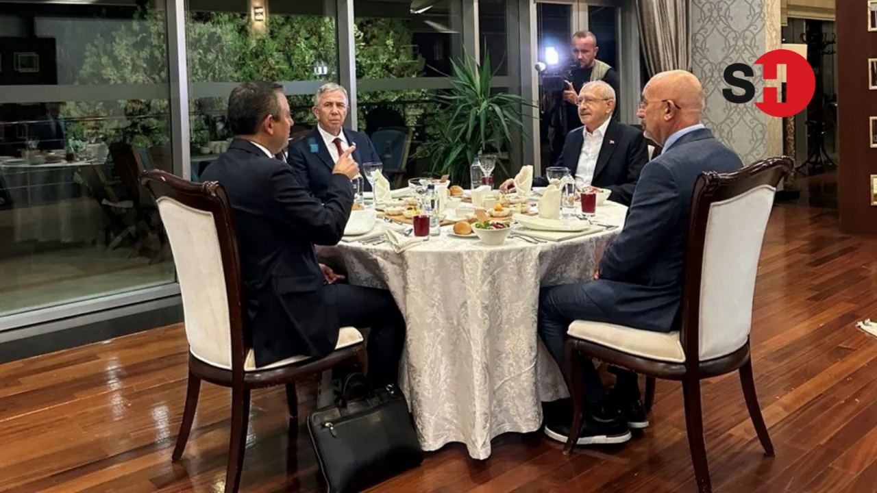 Yavaş erken ayrıldı! Özel, Kılıçdaroğlu ve Yavaş Ankara'da buluştu