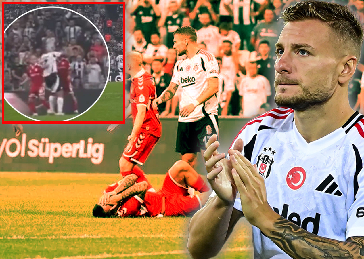 Ahmet Çakar: “Beşiktaş’ta Ciro Immobile kırmızı kartla atılmalıydı! Sivaslı rakibine tokat attı, boynuna ve ensesine vurdu! Hakem görüyor ama oyundan atamıyor”