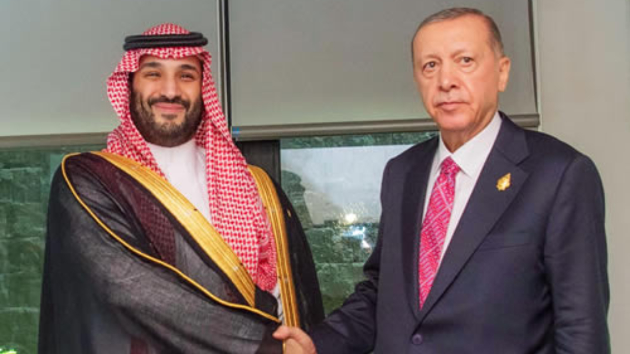 Cumhurbaşkanı Erdoğan ile Suudi Arabistan Veliaht Prensi Muhammed bin Selman bin Abdülaziz El Suud görüştü
