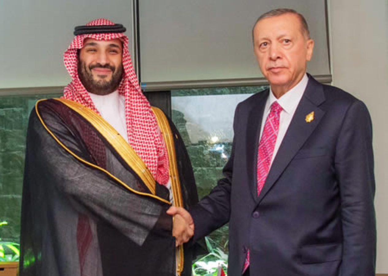 Cumhurbaşkanı Erdoğan ile Suudi Arabistan Veliaht Prensi Muhammed bin Selman bin Abdülaziz El Suud görüştü