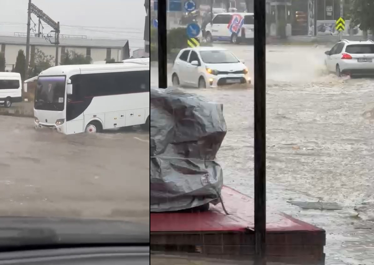 İstanbul ve Kocaeli'de sağanak bastırdı, yollar göle döndü, sürücüler araçlarında mahsur kaldı