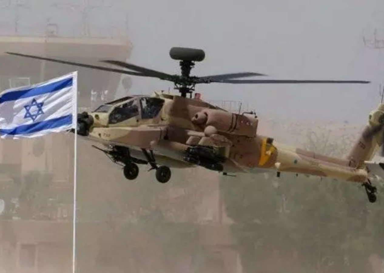 İşgalci İsrail ordusunun helikopteri düştü!