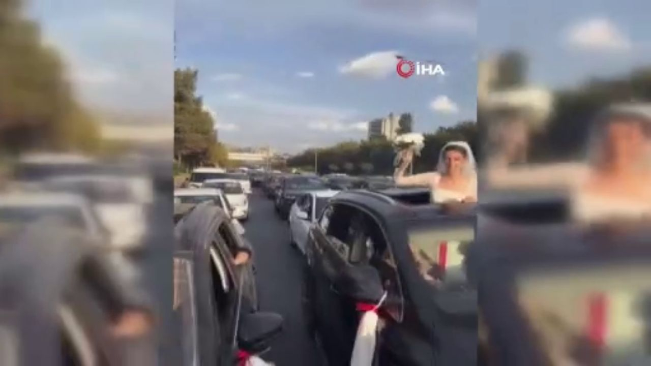 Bayrampaşa’da düğün konvoyunda yolu kapatan magandalara ceza yağdı
