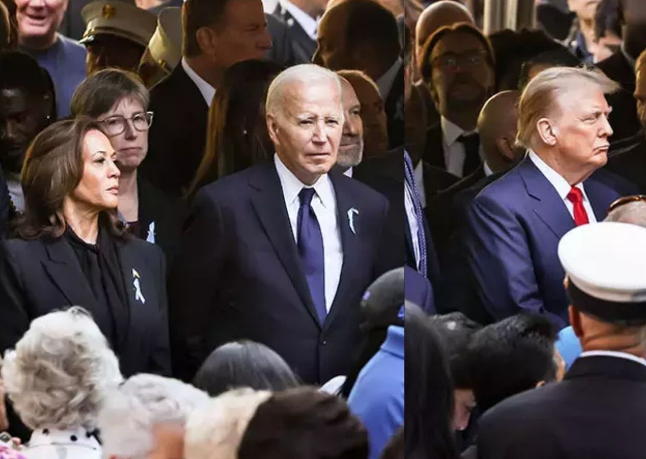 Biden, Harris ve Trump '11 Eylül' anmasında aynı karede!