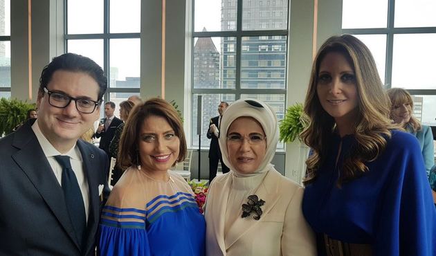 Emine Erdoğan, Melania Trump'ın yemek davetine katıldı...