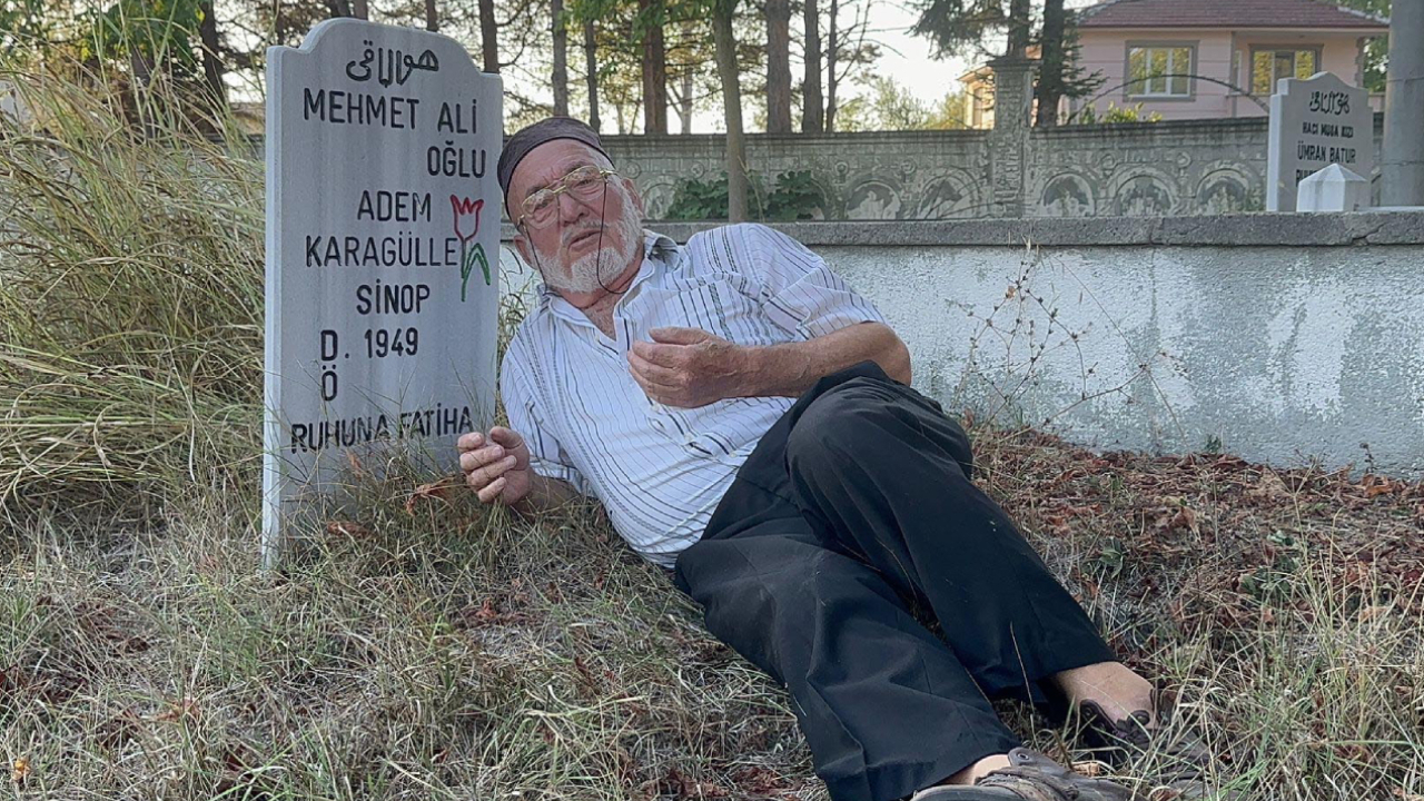 Düzceli Adem Karagülle gördüğü rüya sonrası kendi mezar taşını yaptırdı