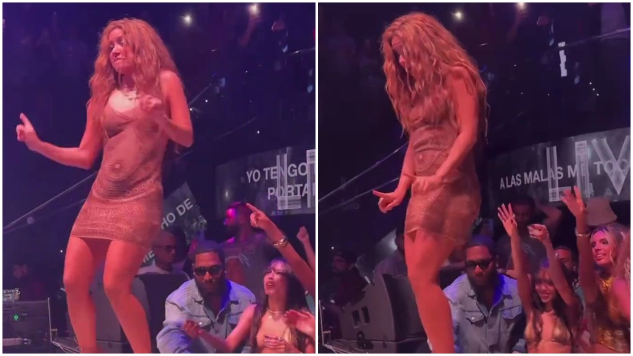Shakira'ya sahneyi terk ettiren olay! Eteğinin altını çektiler