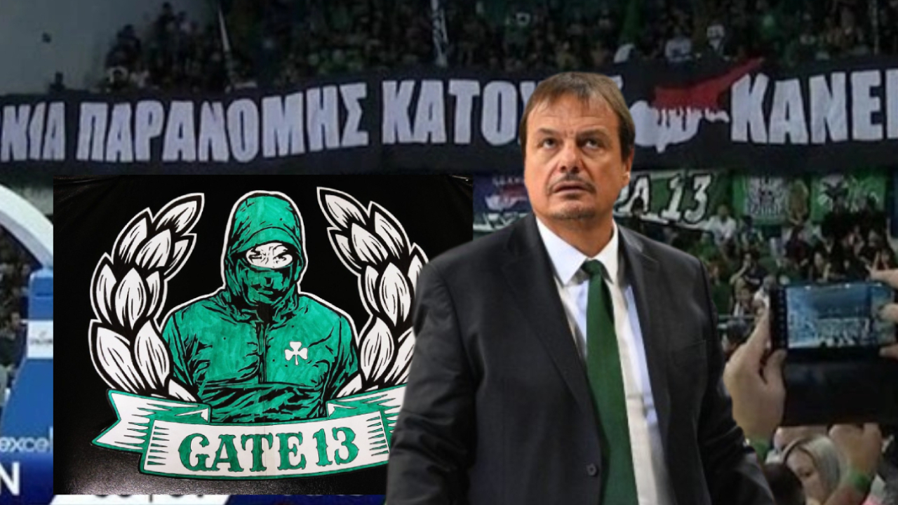 Panathinaikos'un ünlü taraftar grubu "GATE 13" pankart skandalı sonrası Ergin Ataman'dan özür diledi