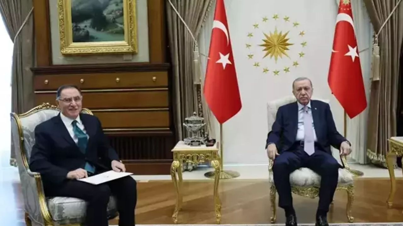 Cumhurbaşkanı Erdoğan Şeref Malkoç’u Külliye'de kabul etti