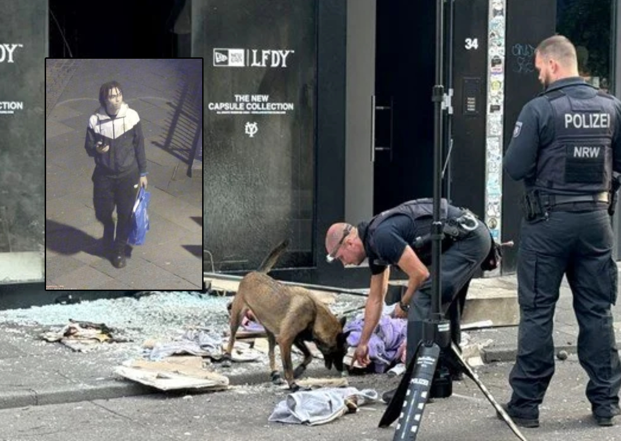 Köln'de bir patlama daha! Türklerin mekanına patlayıcı koyan saldırganın fotoğrafı paylaşıldı