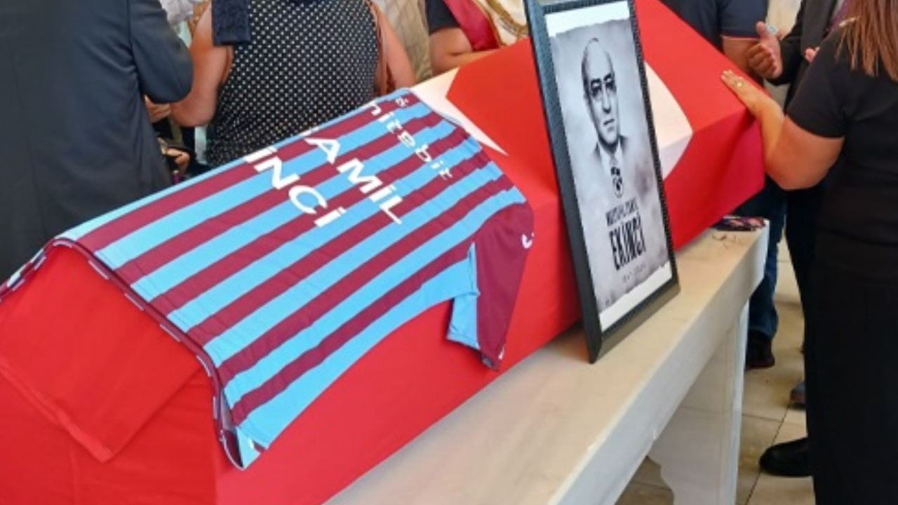 Trabzonspor'un efsane başkanı Mustafa Şamil Ekinci son yolculuğuna uğurlandı
