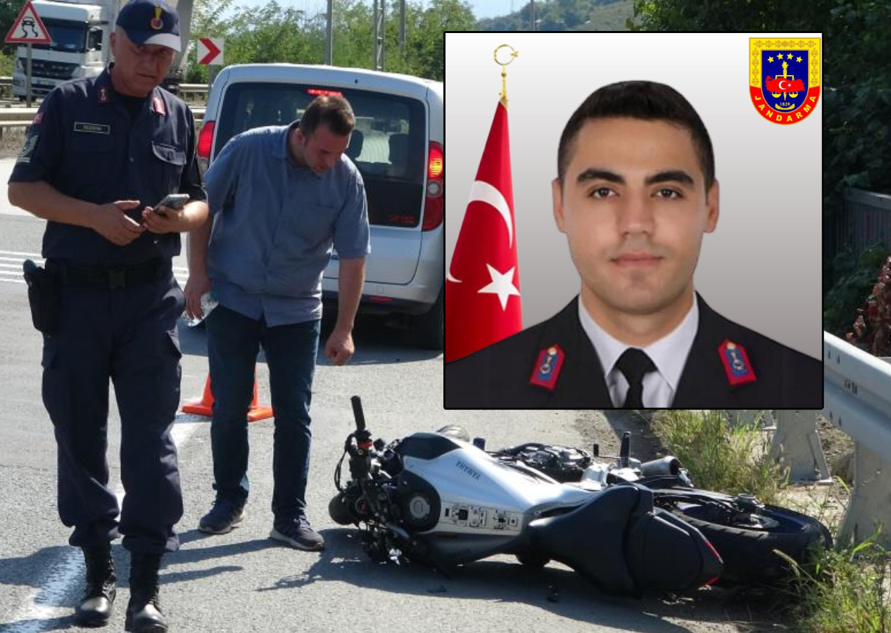Acı haber Sakarya'ya ulaştı: Ordu'da motosikletin çarptığı Jandarma Astsubay Çavuş Mehmet Fatih Çangır şehit oldu