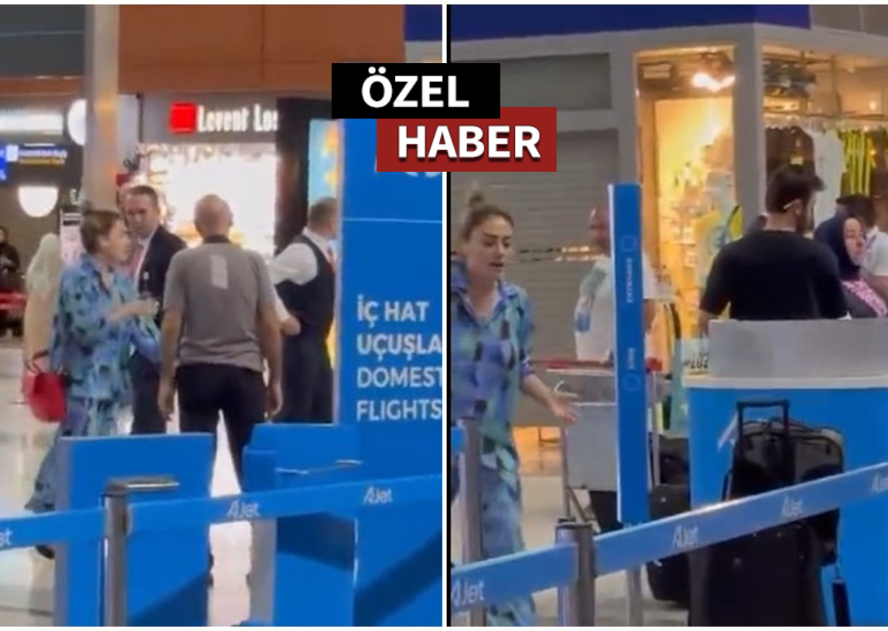 Uçakta hostese saldırıp polisi tehdit etmişti! Meğerse ilk vukuatı değilmiş... Dilan Çıtak'ın havalimanında bir görevli ile tartıştığı anlar ortaya çıktı