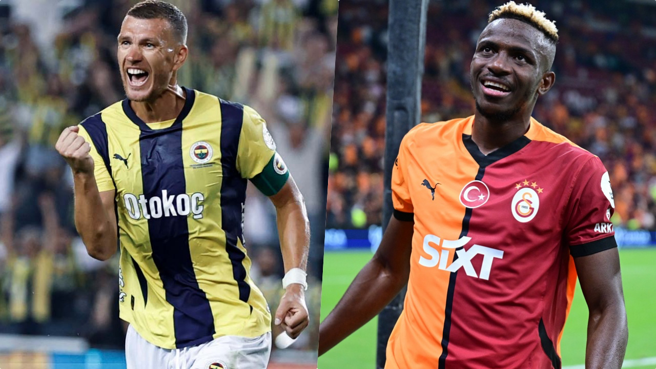 Kadıköy'deki derbide gözler Edin Dzeko ve Victor Osimhen'in üzerinde olacak